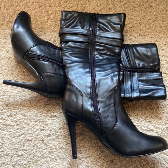 Nearly new Diba black boots - Picture 2 of 5